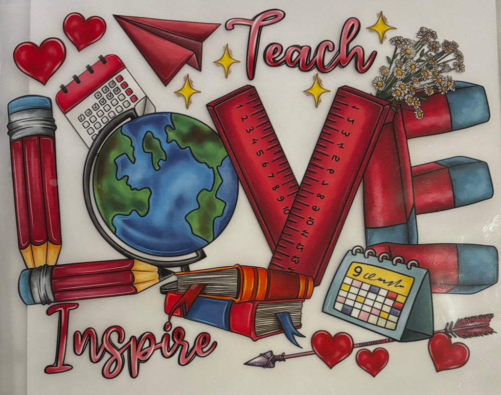 Personalized Teacher Love Tee 🍎❤️