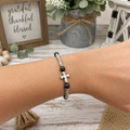 Midnight Faith Cross Bracelet