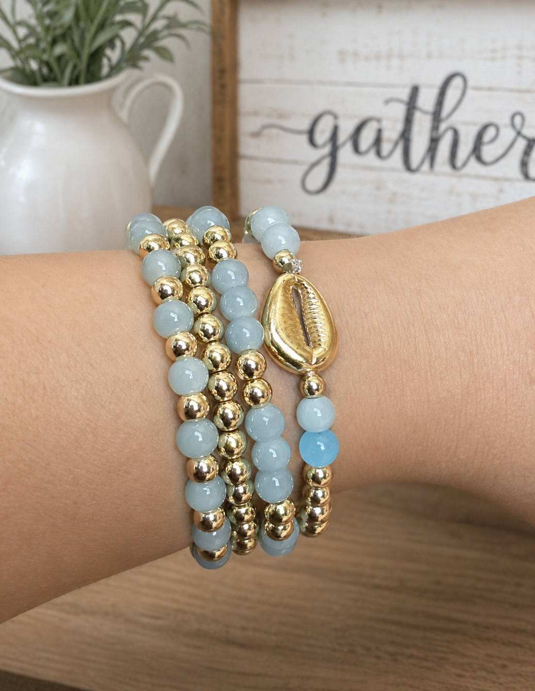 Coastal Glow Bracelet Stack