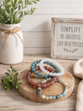 Farmhouse Beaded Bracelet Stack