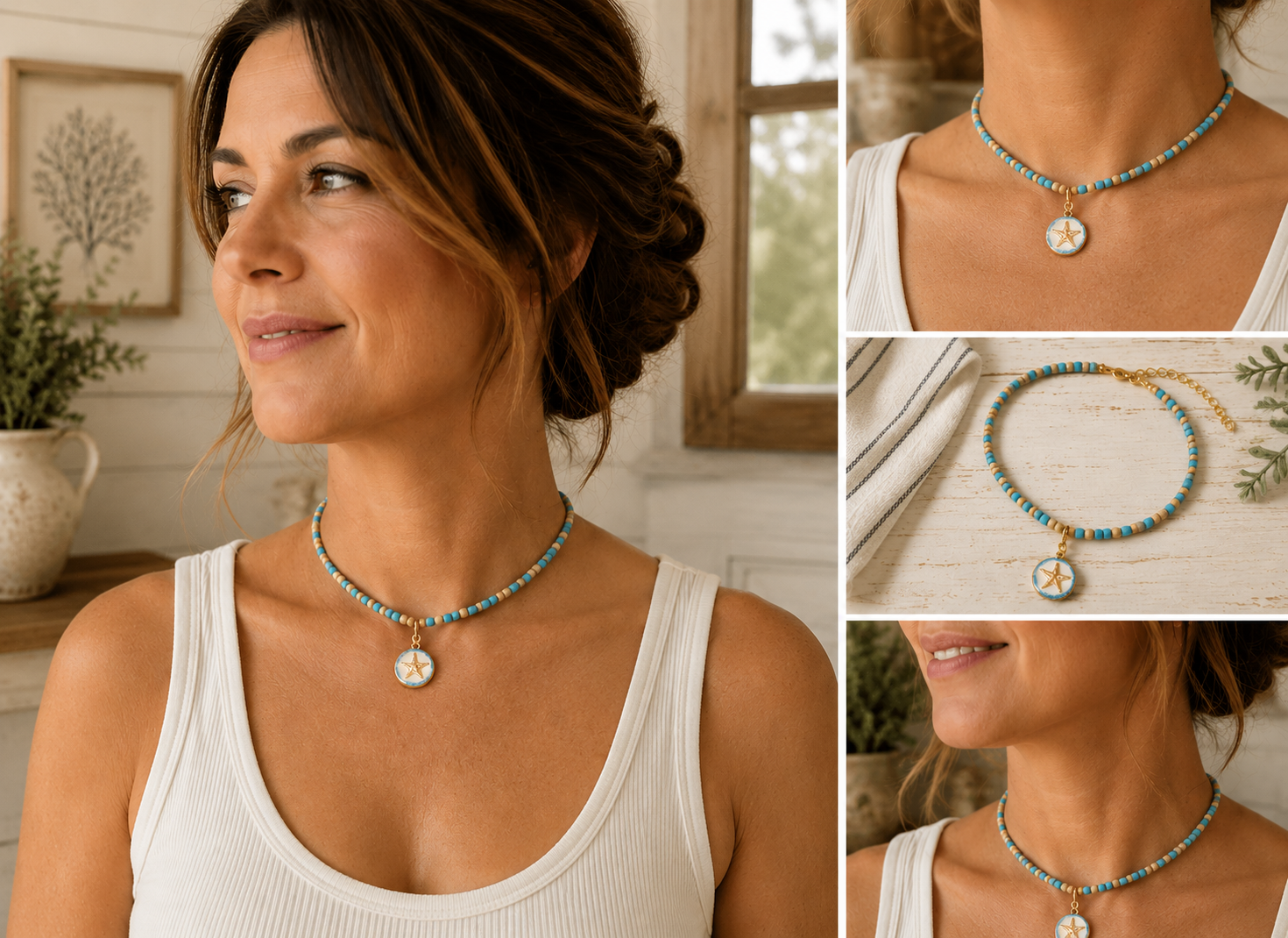 Saltwater Starfish Choker